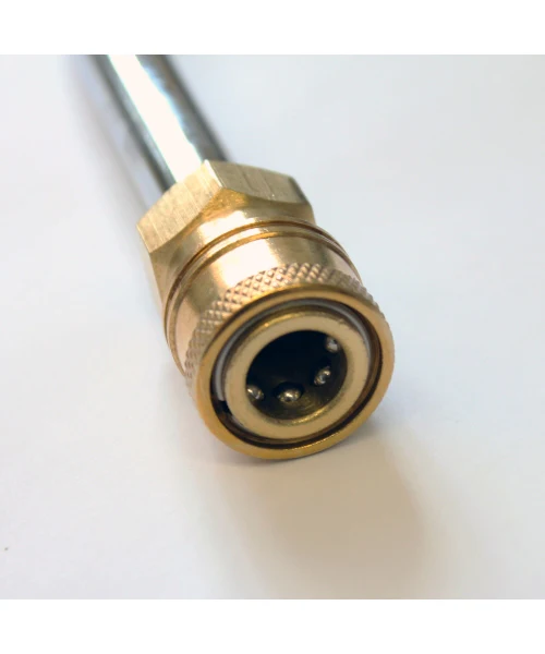 Long Gutter Cleaning Attachment for Pressure Washers, 30 inches, 1/4 Male Quick Connect inlet, 1/4 Quick Connect Outlet - Image 3