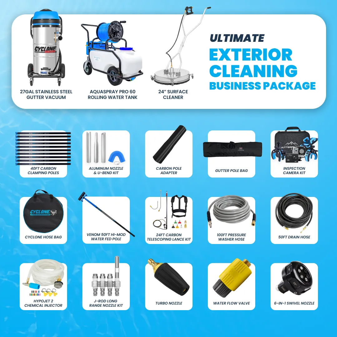 Ultimate Commercial Exterior Cleaning Business Start-up Package