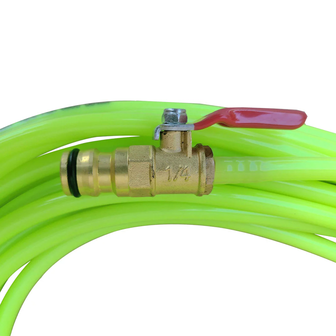 Replacement Waterfed Pole Hose and Cut Off Valve (5/16" OD) - Image 2